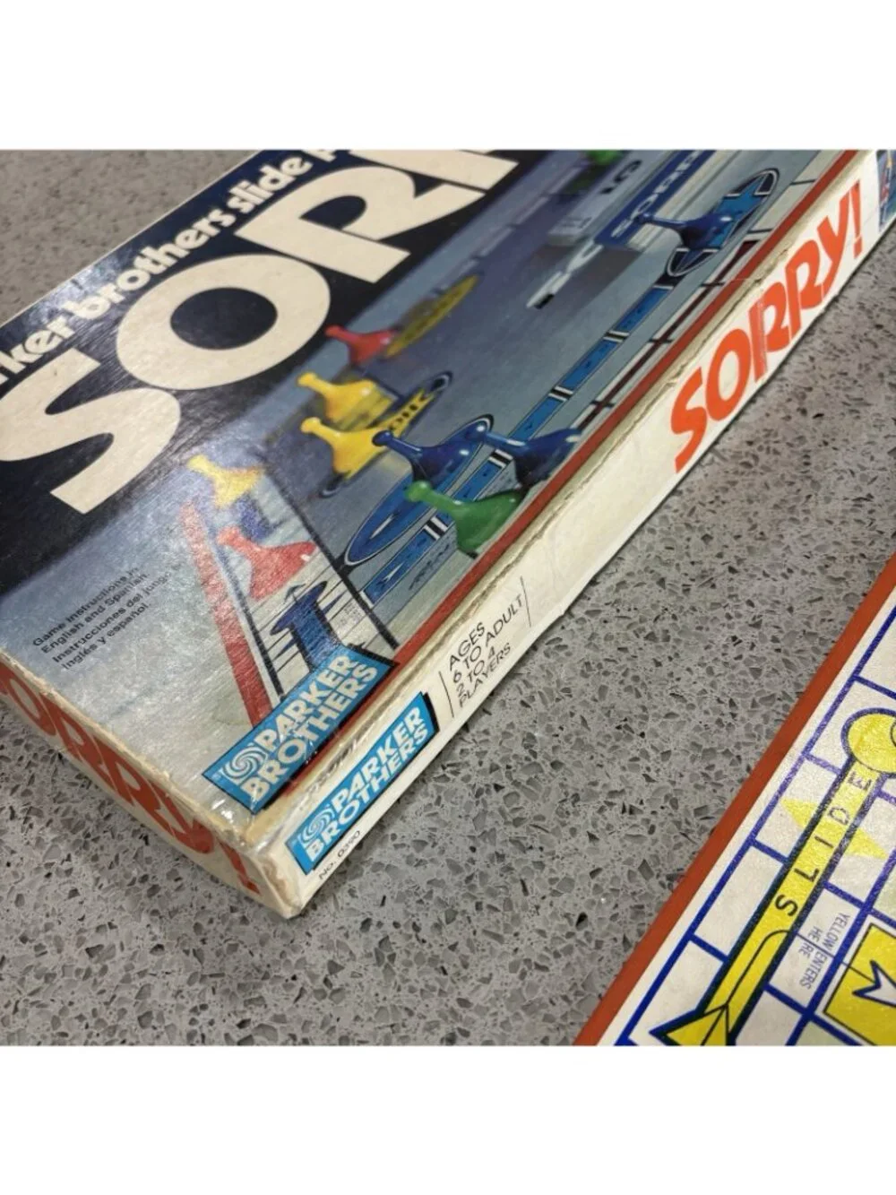 Vintage Sorry Board Game 1972 Parker Brothers Complete Good Condition